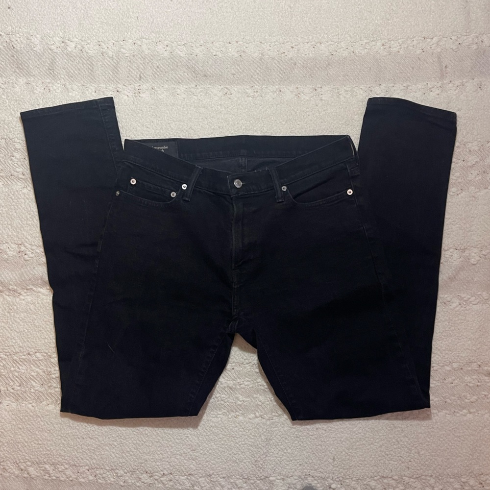 Abercrombie & Fitch Men’s Skinny Stretch Jeans - Blk
